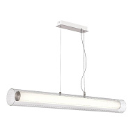 SL2010.113.01 Светильник подвесной ST-Luce Никель/Белый, Прозрачный LED 1*40W 3000K/4000K ЭНФИС 500_191_2957276